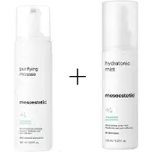 Mesoestetic Duo Set- Purifying mousse- hydratonic mist