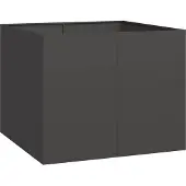 Super Merchant Plantenbak 100x100x80 cm staal zwart