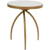 Starfurn Bijzettafel kay | wit marmer 40 cm