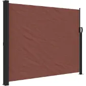vidaXL Windscherm uittrekbaar 160x300 cm bruin