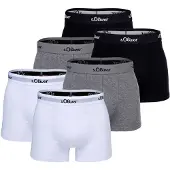 s.Oliver Boxershorts grijs gemêleerd / zwart / wit