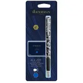 Waterman Vulpen Waterman Allure F camouflage en inktpatr blauw