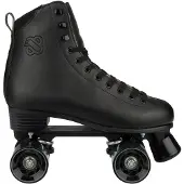 Nijdam Rolschaatsen Leer - Ramblin' Roller - Zwart - Maat 42