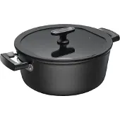 Fiskars Hard Face pan met deksel Ceratec Superior 5 L