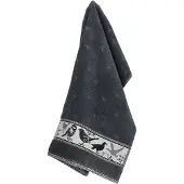 Bunzlau Castle Keukendoek Birds Anthracite