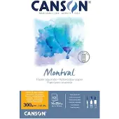 Canson aquarelblok Montval 160 x 284 mm, 300 g/m², 12 vellen