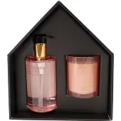 Countryfield Romance giftbox Handzeep en kaars roze