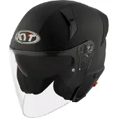 Kyt TTR-Jet Plain Mat Zwart Jethelm Maat S