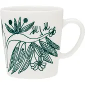 Arabia Puutarhurit Mok 30 Cl Donkergroen - Koffiekopjes Vitroporcelain Dark Green - 1077654
