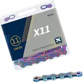 Kmc Ketting 1/2-11/128 118L X11 Aurora Blue