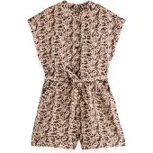 Scotch & Soda Linen All-in-one Block Floral Maat: 38 | Playsuits Outlet | Dames | Wit