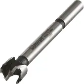 Wolfcraft 3313000 1 avec Pointe de Centrage, Cv, Ø 15 Mm, Longueur 90 Mm, Queue Ø 8 Mm, avec Pointe de Centrage, 2 Tranchants Principaux, Tranchants Périphériques Crénélés