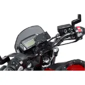 SW-Motech GPS mount voor stuur - Zwart. BMW / Honda / Suzuki modellen.