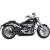 Falcon Double Groove-Uitlaatsysteem SOFTAIL 21- BL