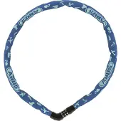 ABUS Fietsslot Kettingslot - Steel-O-Chain 4804C SYMBOLS - Security level 4 - blauw - 75 cm - Geschikt voor elektrische fietsen en stadsfietsen