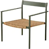 Brafab DK loungestoel Dusty green