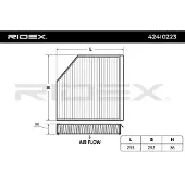 RIDEX 424I0223 Interieurfilter