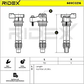 RIDEX 689C0216 Bobine