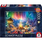 Schmidt legpuzzel Campfire Romance onder een Sterrenhemel - 1000 stukjes.