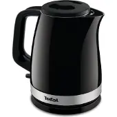 Tefal KO150F, 1,5 liter, 2400 watt, zwart, roestvrij staal, kunststof, draadloos, met filter