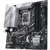 Asus PRIME Z790M-PLUS, Intel, LGA 1700, compatibel met Intel Celeron, Intel Core i3, Intel Core i5, Intel Core i7, Intel Core i9, DDR5-SDRAM, 128 GB, DIMM