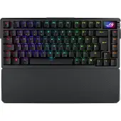Asus ROG Azoth Extreme (NL, Draadloze, Bedraad), Toetsenbord, Zwart
