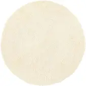 vidaXL Hoogpolig vloerkleed NAVARRA 120x120 cm polyester crèmekleurig