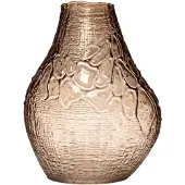 Hakbijl Glass | Vaas Croco | Glazen vaas | Taupe