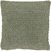 Unique living sierkussen karli tea green -45x45cm