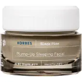 Korres Zwarte Den Opvullende Gezichtsbehandeling voor de Nacht | 40 ml