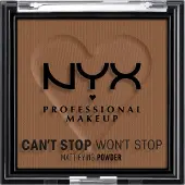 Nyx Facial make-up Powder Can't Stop Won't Stop Mattifying Powder 09 Deep