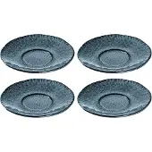 Leonardo Koffieschotel Matera Blauw 15 cm (4-Delig)