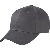 Myrtle beach Volwassenen Unisex Geborsteld 6 Paneelkapje (Koolstofgrijs)