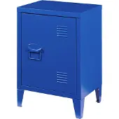 En.casa Nachtkastje Inari metaal 57x40x30 cm blauw []