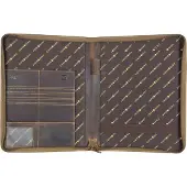 Greenburry Vintage Ringmap Leer 26 cm bruin