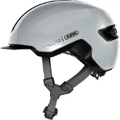 ABUS Fietshelm HUD-Y race grey L - 57-61 cm - grijs - Geschikt voor gebruik op elektrische fietsen - stadsfietsen - 330 g