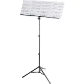 K&M - Konig & Meyer 10062.015.55 Muziekstandaard Robby Plus - Extra breed uitbreidbaar bureau - Stevige basis - Verstelbare hoogte - Compact - Profess