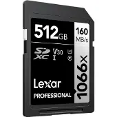 Lexar SDXC Professional UHS-I 1066x 512GB V30
