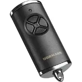Hörmann Aandrijftechniek, Handzender HSE 4 BS zwart BiSecur 868 MHz, 4 knoppen, garagedeuropener
