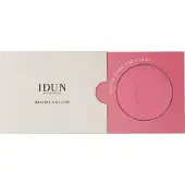 IDUN MINERALS Mineral Blush - geperst poeder - glijdt soepel over - biedt een intense kleuruitbetaling en een natuurlijk gezonde huid - Hallon - 0,18