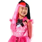 Monster High Verkleedkleren - Monster High - Draculaura pruik - Zwart/ - - OneSize - Verkleedkleren
