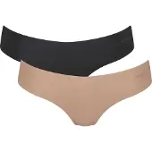 Sloggi 2P ZERO Microfibre 2.0 Hipstring Versch. kleure X-Small Dames