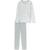 Schiesser Pyjama Women 181756 Casual Essentials Silver Grey Melange-S