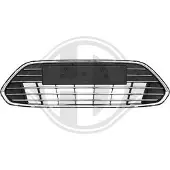 Diederichs 1428144 Ventilatiegrille, bumper