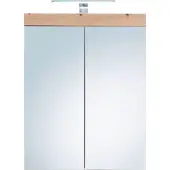 Trendteam Spiegelkast Amanda/Mando | 60 x 17 x 77 cm | Espen-eiken interieur