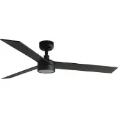 Faro Rudder Plafondventilator Black | Walnut | L (Ø132cm) | LED
