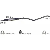 ERNST 536158 Uitlaat middendemper