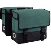 Willex Dubbele Canvas Tas Plus Hunter green/matt black 40L