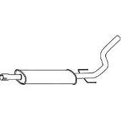 VEGAZ RS-477 Uitlaat middendemper