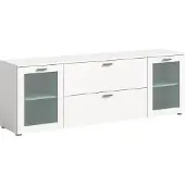 Ebuy24 Xeno TV-meubel 2 laden 2 deuren wit.